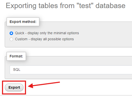 cara backup dan restore mysql dengan phpmyadmin